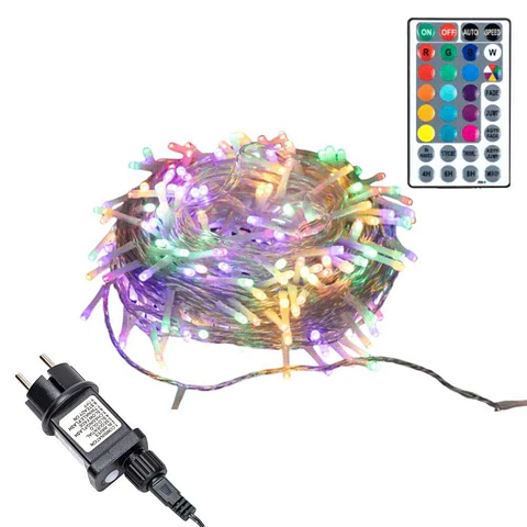 Luzes de Natal 300 LED 9W RGB 30m IP44