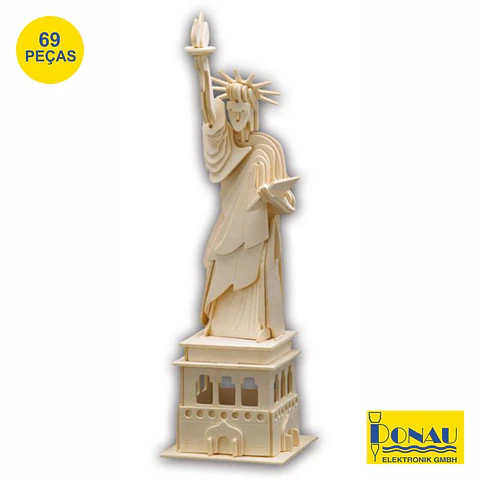 ESTÁTUA LIBERDADE PAINÉIS DE CONTRAPLACADO C/ 69 PEÇAS DONAU