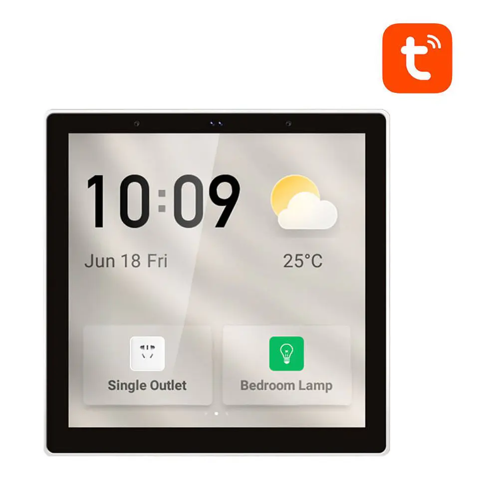 Ecrã Tátil Inteligente HMI WiFi BT Zigbee Tuya AVATTO 1