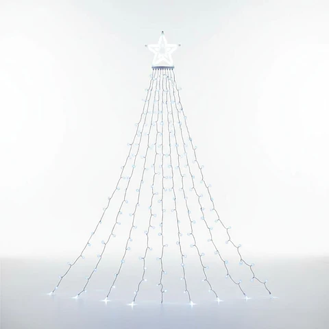 Luzes de Natal 300 LED Cortina Árvore Natal 10x2.9m ENTAC