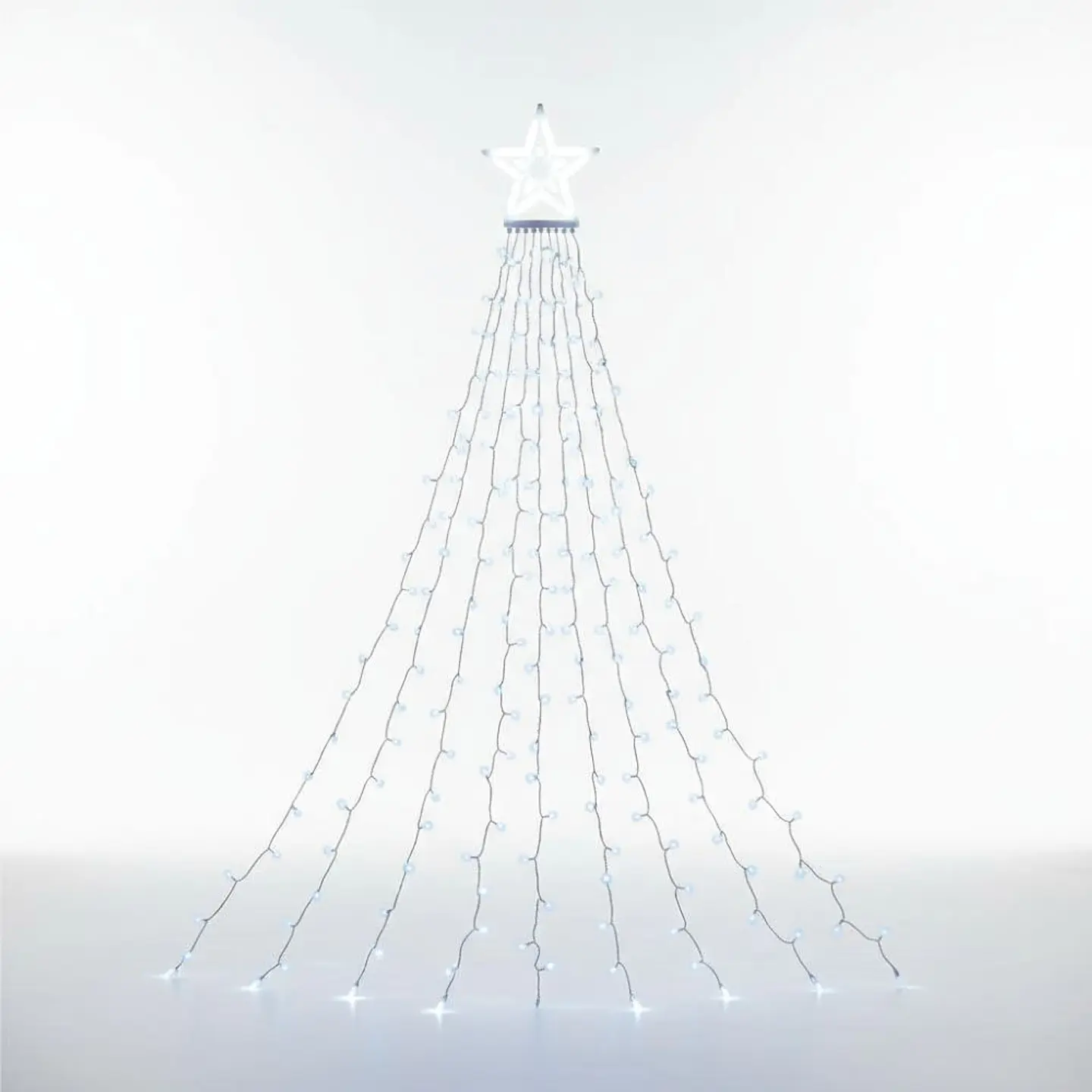 Luzes de Natal 300 LED Cortina Árvore Natal 10x2.9m ENTAC 1