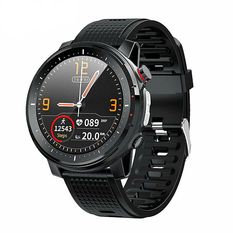 SmartWatch Multifunções L15 P/ Android iOS Preto