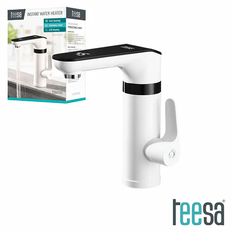 Torneira Elétrica de Bancada 220V 3500W IPX4 Branco TEESA