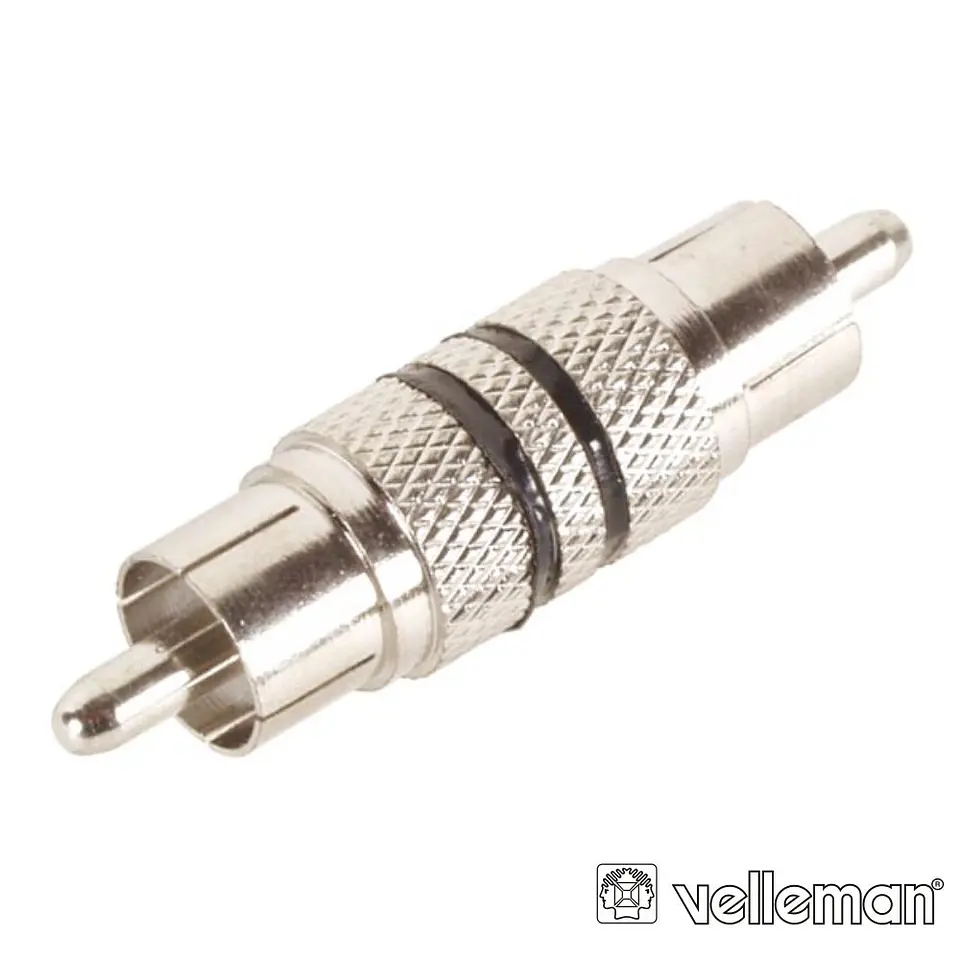 Ficha Adaptadora Rca Macho / Macho VELLEMAN 1