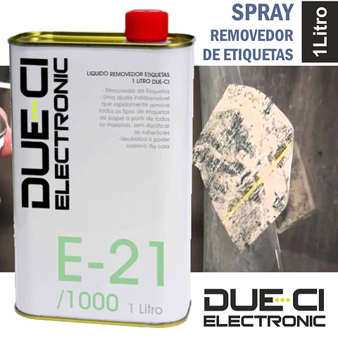 LÍQUIDO REMOVEDOR ETIQUETAS 1 LITRO DUE-CI
