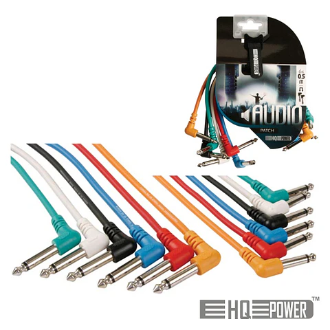 CABO 6-JACK 6.35MM MACHO / MACHO 1M HQ POWER