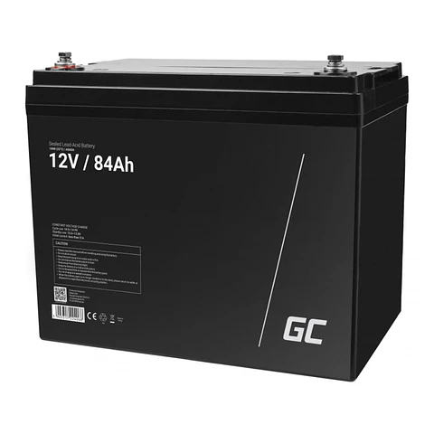 Bateria Chumbo Gel AGM 12V 84A GREEN CELL