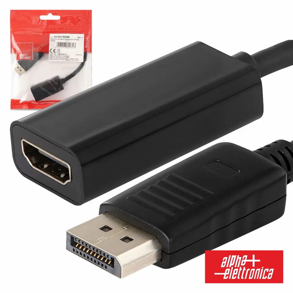 CABO DISPLAYPORT MACHO / HDMI FÊMEA 1