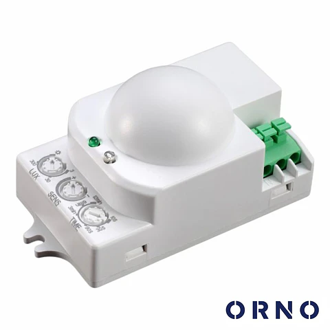 Detetor De Movimento Por Micro-Ondas 1200W 360º IP20 ORNO