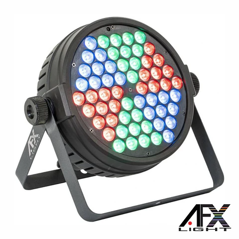 Projetor Par C/ 60 LEDS 3W RGBW DMX AFXLIGHT