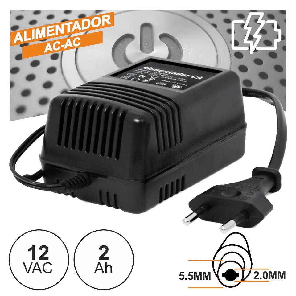 ALIMENTADOR SWITCHING AC-AC 12V 2A 1