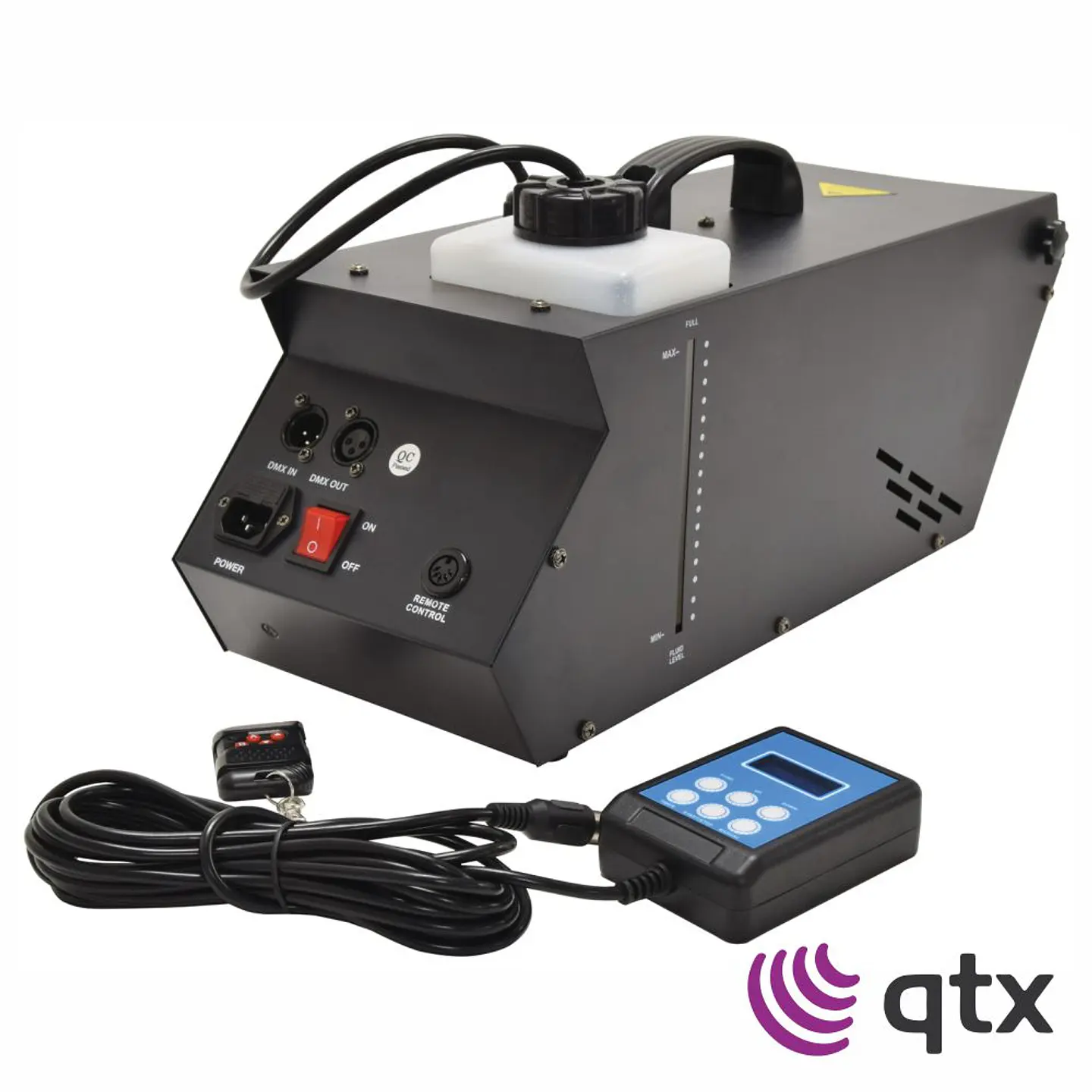 Máquina De Névoa 800W C/ 2 Comandos DMX QTX 1