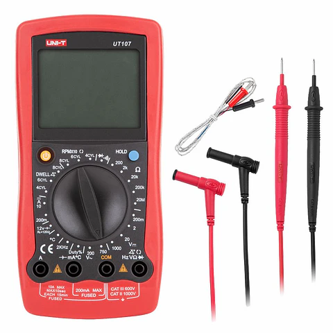 Multímetro Digital 1000VDC / 750VAC 10A UNI-T