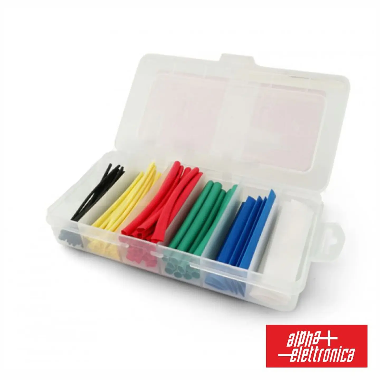 Conjunto de Tubos Manga Termoretráctil 100pcs Cores ALPHA 1