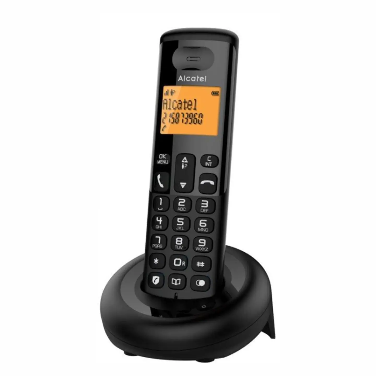 Telefone S/ Fios C/ Bloqueio de Chamadas Preto ALCATEL 1