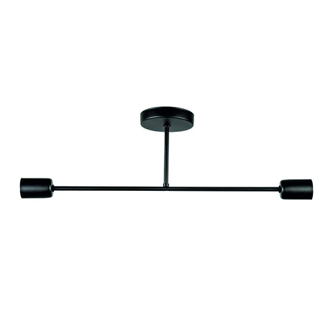 Candeeiro Teto E27 2x60W SOLO ADVITI