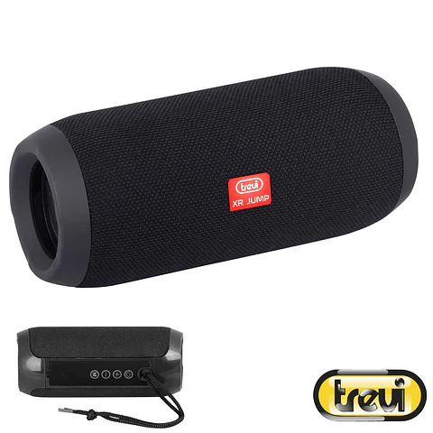 Coluna Bluetooth Portátil 2x 5W Preto TREVI
