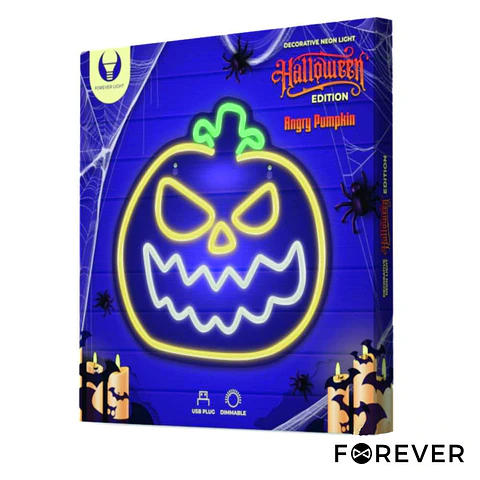 Luz LED Neon Em Forma de Abobora HALLOWEEN