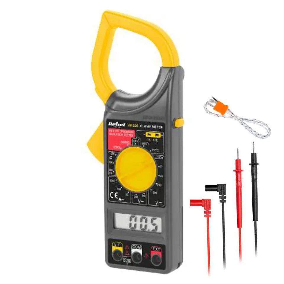 Pinça Amperimétrica Digital AC/DC 1000A 1