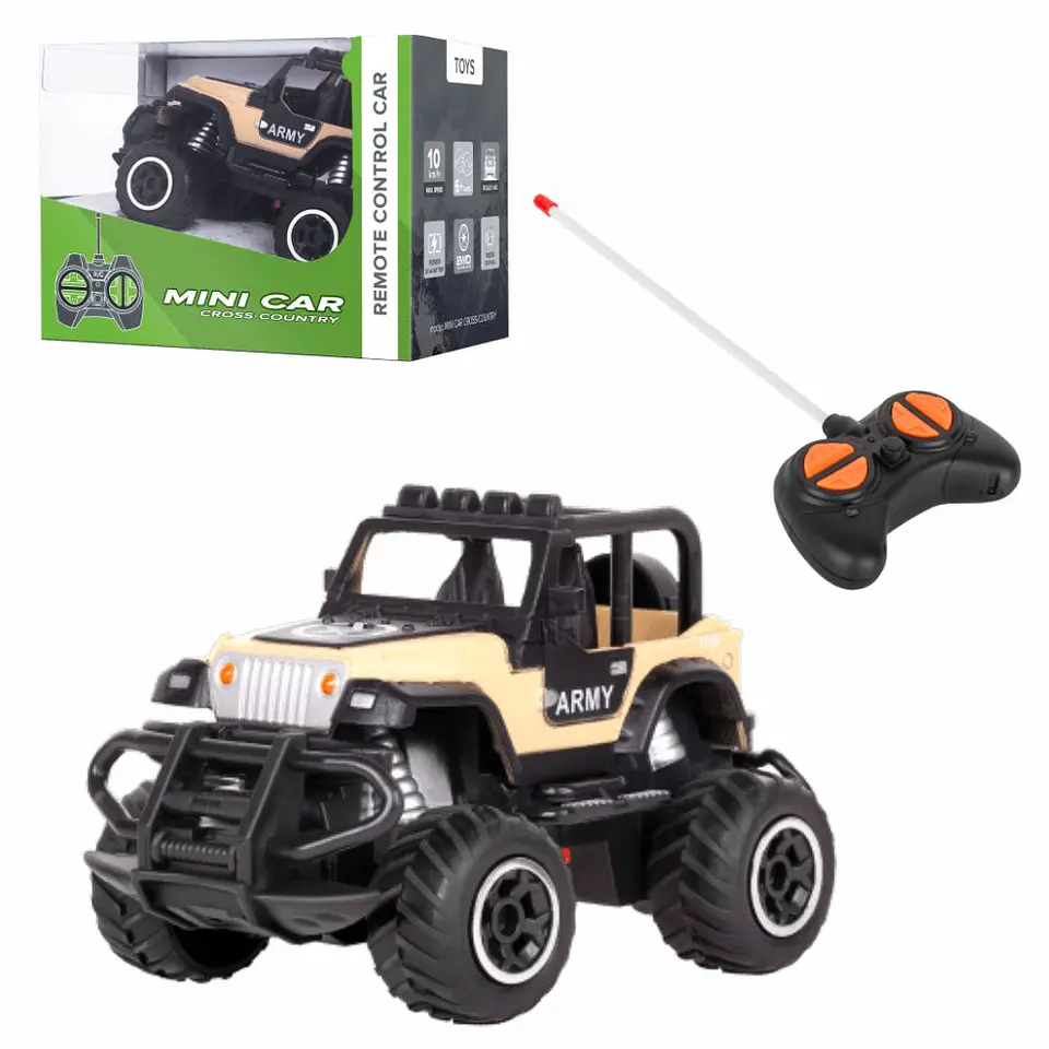 Carro Telecomandado Army Cross 27MHz 10km/h 2xAA 1