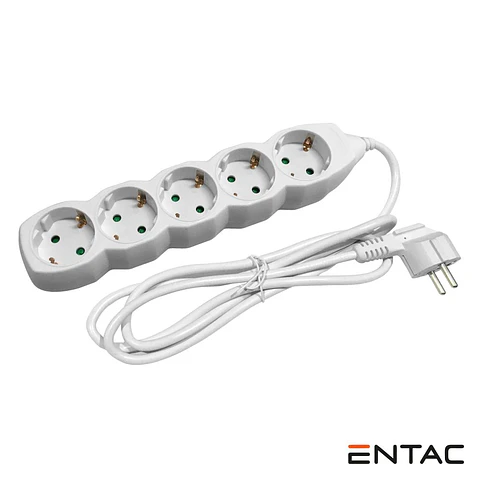 Tomada Elétrica C/ 5 Saídas 1.5m Entac
