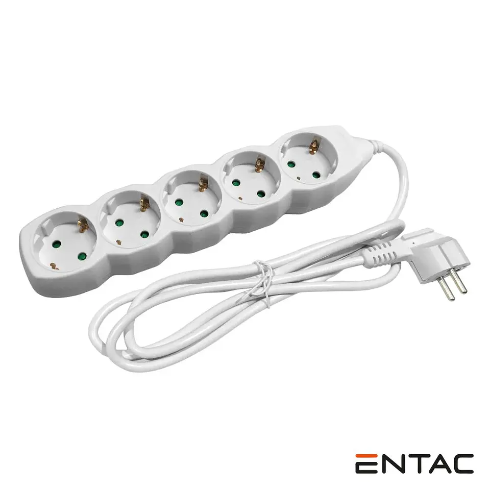 Tomada Elétrica C/ 5 Saídas 1.5m Entac 1