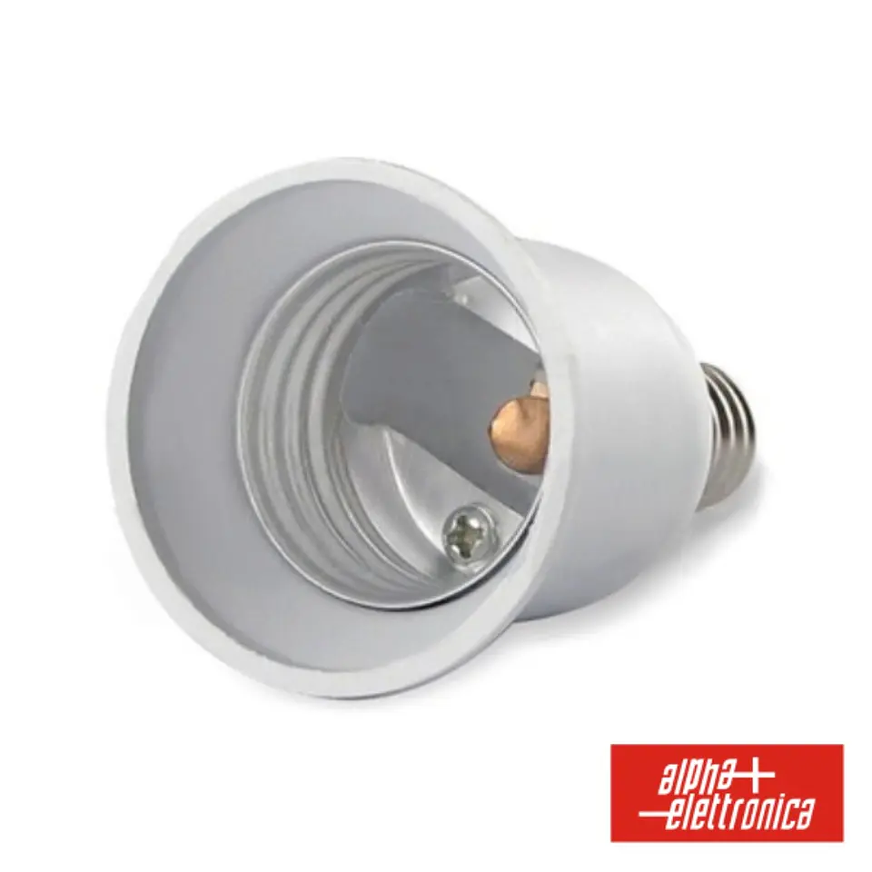CASQUILHO ADAPTADOR DE E14 P/ E27 1