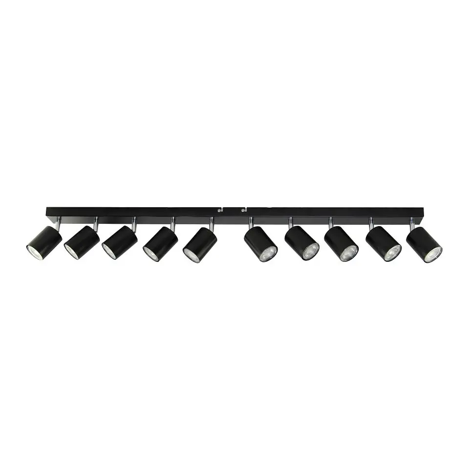 Candeeiro LED Teto/Parede 10x50W IP20 Preto ADVITI 1