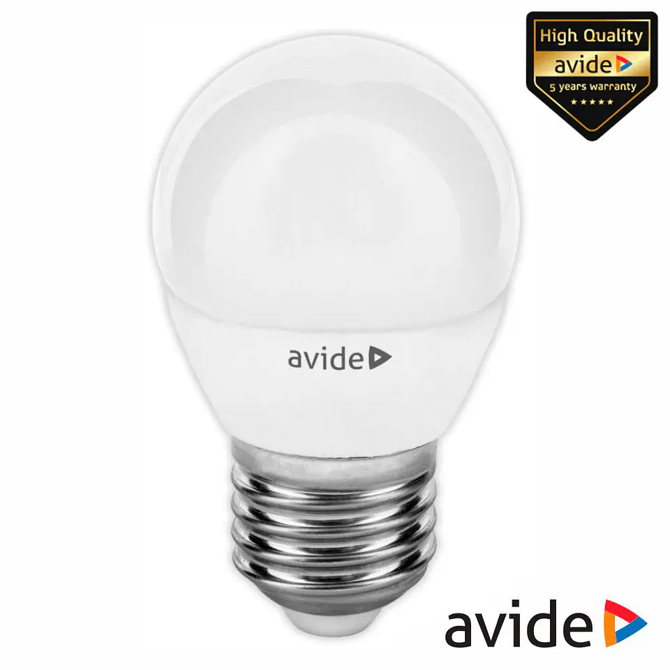 Lâmpada LED E27 GLOBO 3W 230V 3000K 240lm Value Range AVIDE 1