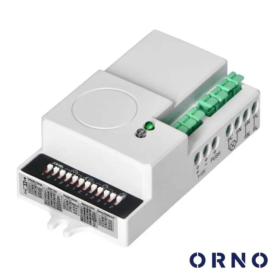Mini Detetor De Movimento Por Micro-Ondas C/ Dimmer ORNO 1