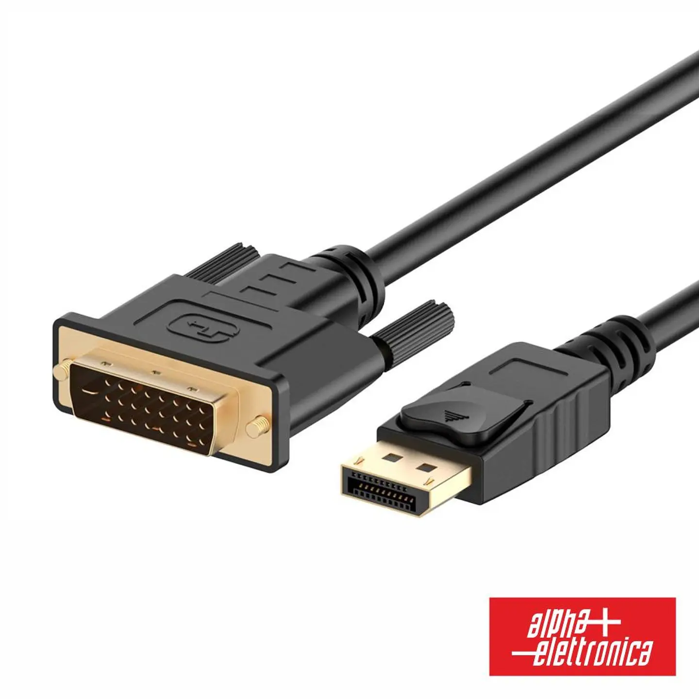 Cabo Displayport Macho / DVI-D Dual link Macho 1.8m ALPHA 1