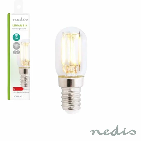 Lâmpada LED E14 T22 1.5W 1800K 100lm Frigorífico NEDIS
