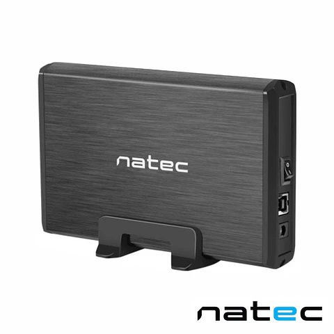 Caixa Alumínio USB 3.0 P/ Discos HDD 3.5" SATA III NATEC