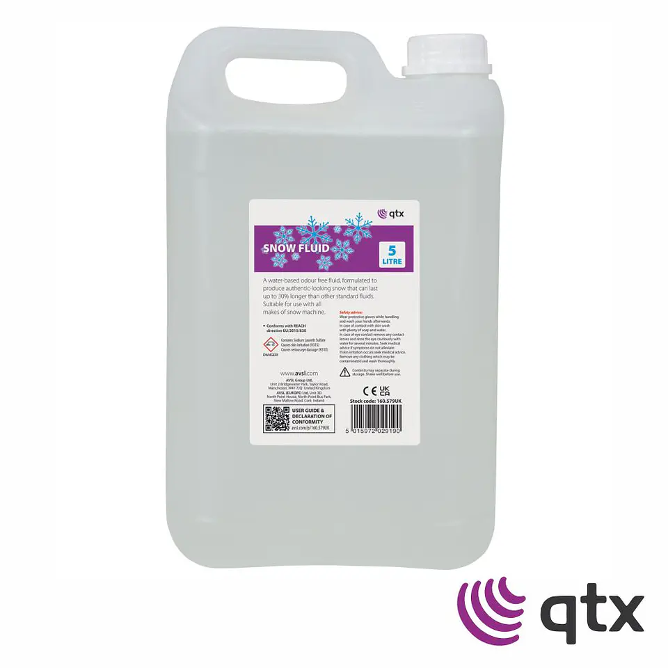 Líquido para Máquina de Neve 5L QTX 1