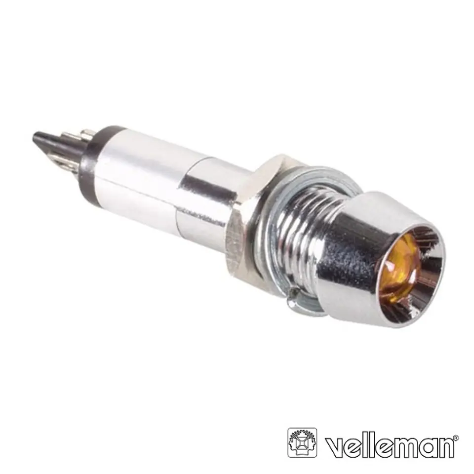 LUZ PILOTO REDONDO AMBAR 220V 1