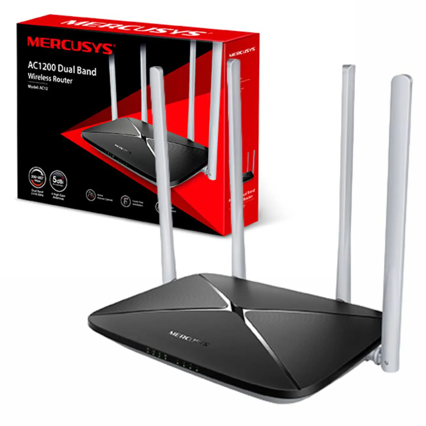 Router Wifi 5 802.11ac Dual-Band 1167Mbps 4 Portas 1