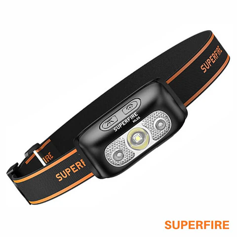 Lanterna de Cabeça 2W 110lm IP44 SUPERFIRE