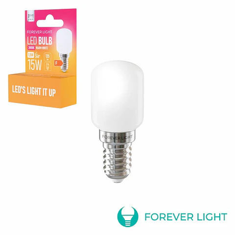 Lâmpada LED E14 T26 1.5W 135lm 3000K FOREVER