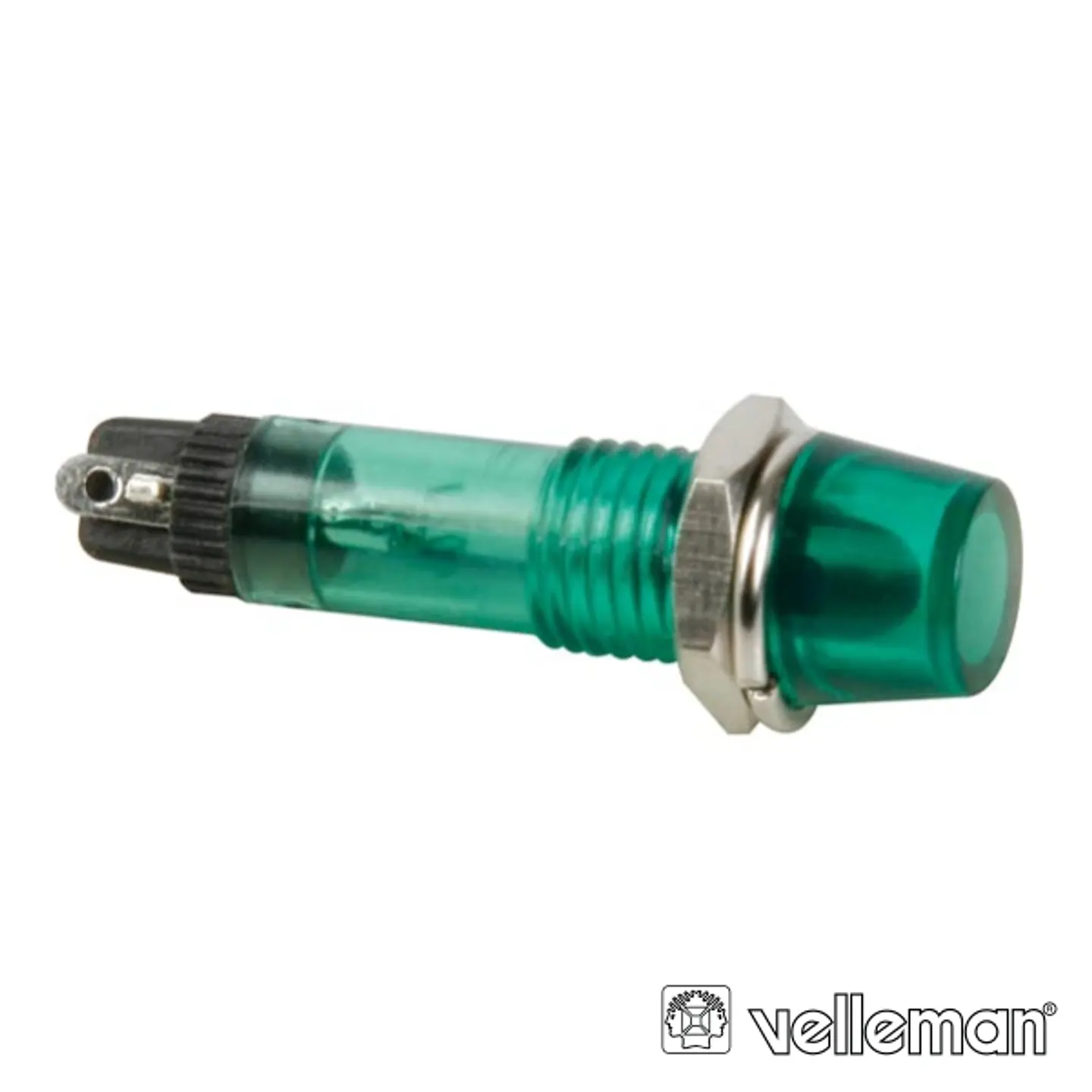 LUZ PILOTO REDONDO VERDE 8MM 220V VELLEMAN 1
