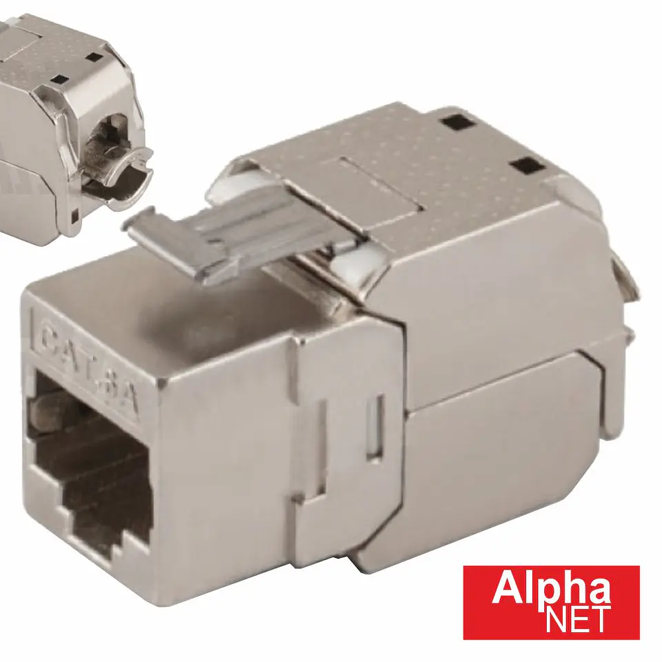 FICHA RJ45 MODULAR 8P8C CAT6 KEYSTONE METÁLICA 1