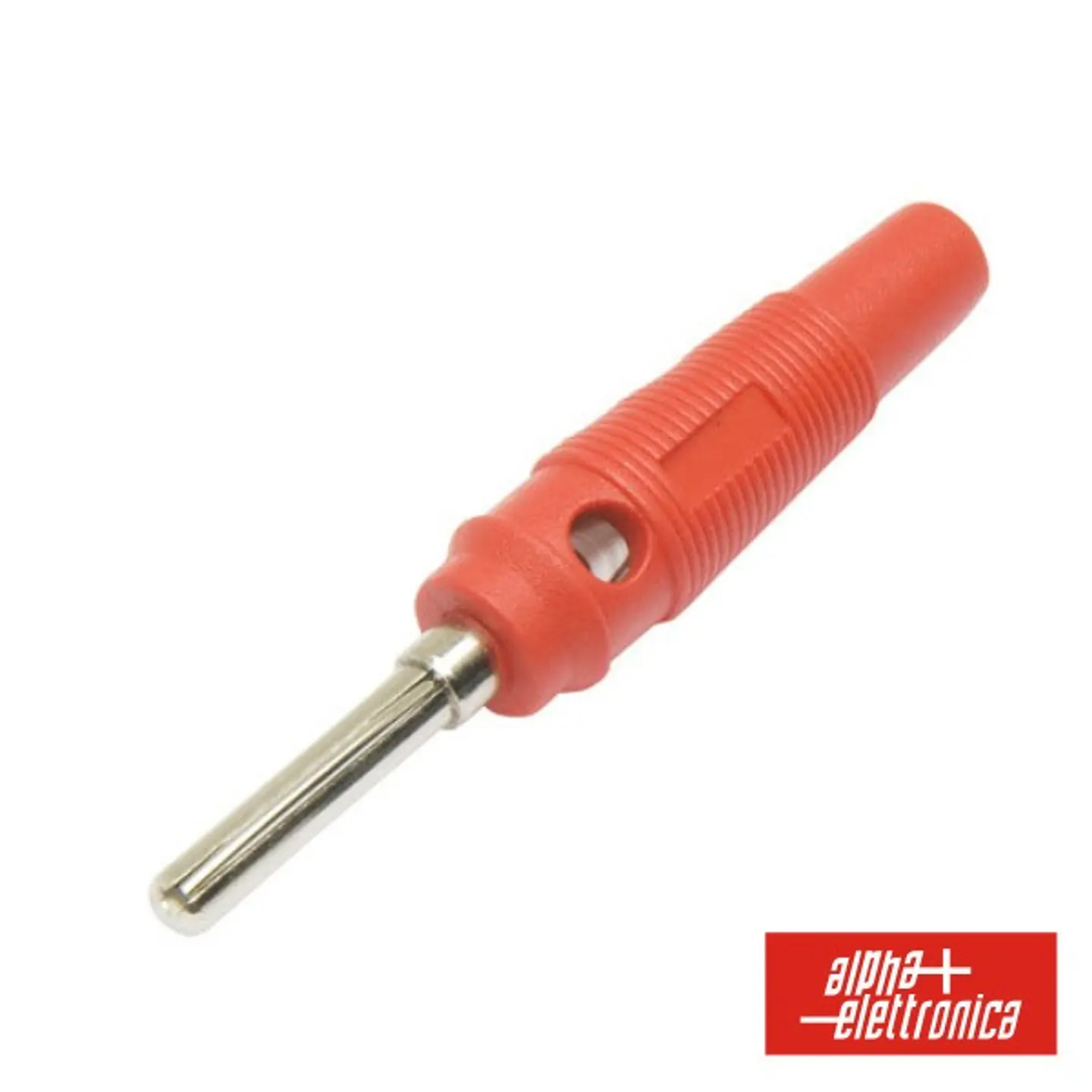 FICHA BANANA 4MM VERMELHA 1