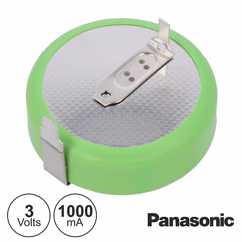 PILHA LITHIUM BOTÃO BR2477A 3V 1000MA PANASONIC