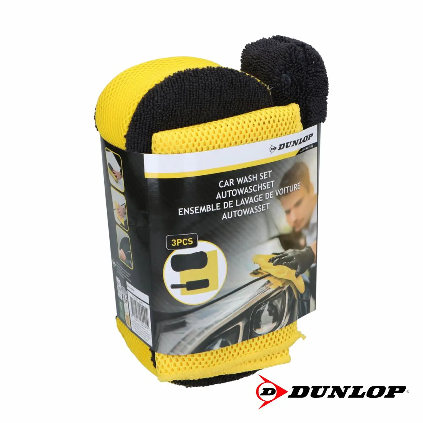 Conjunto de Limpeza Automóvel 3 peças DUNLOP 1