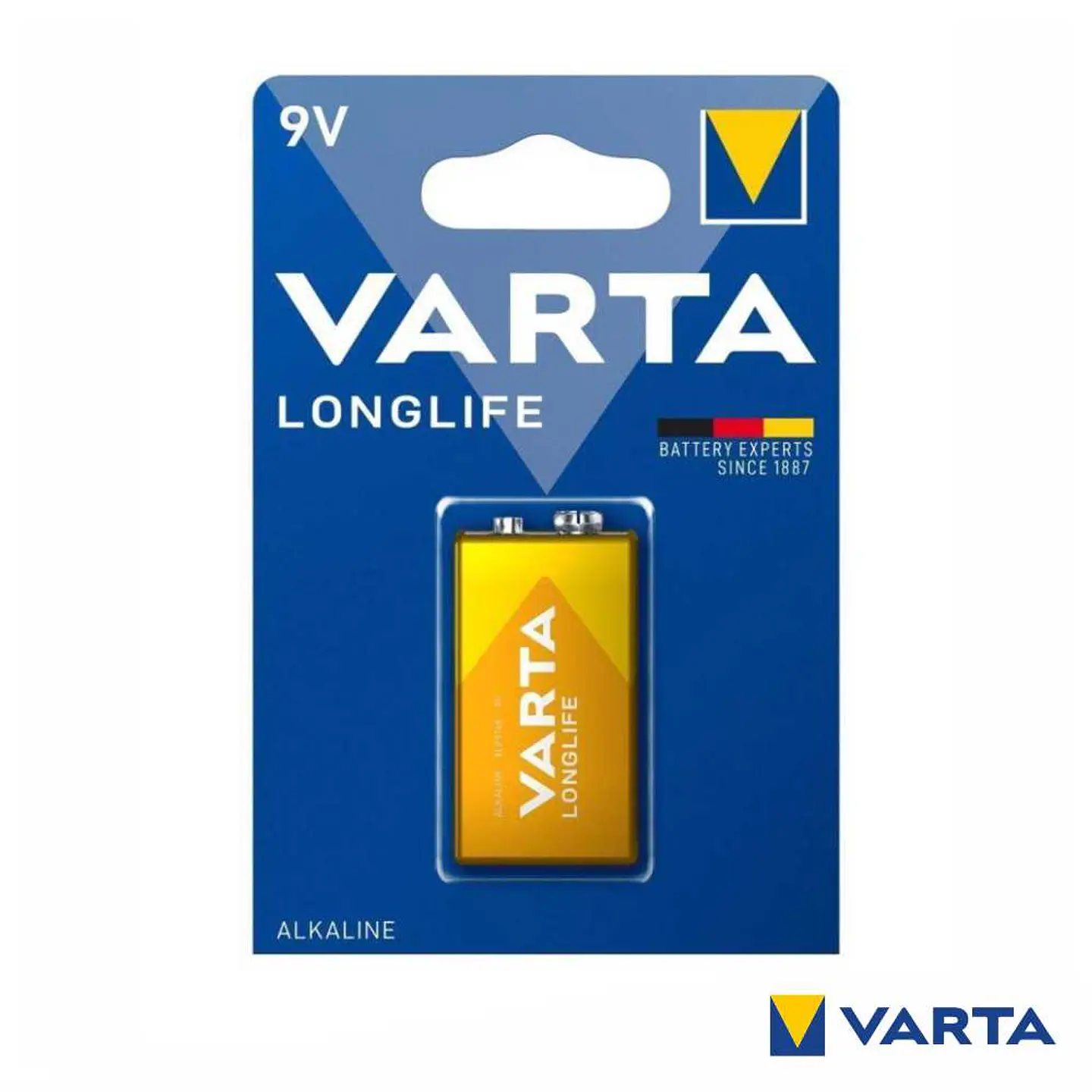 Pilha Alcalina 9V/6LR61 Longlife VARTA 1