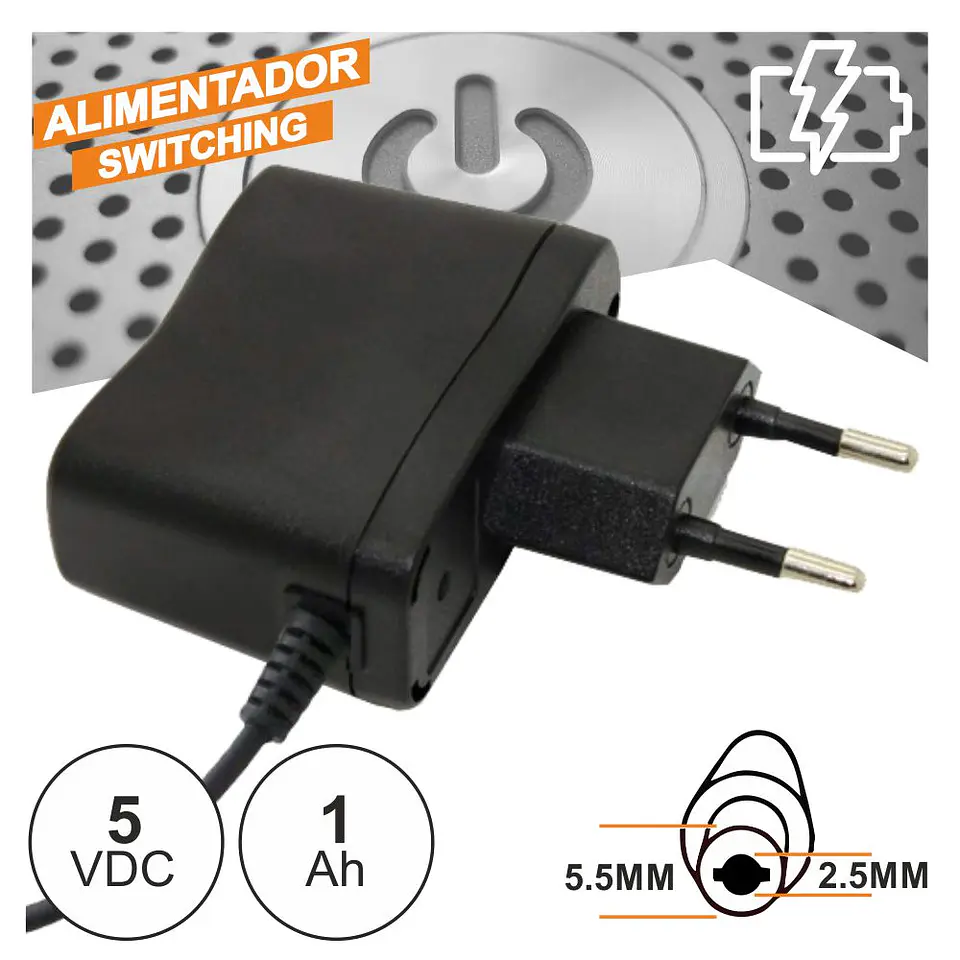 Alimentador Switching 5V 1A 1