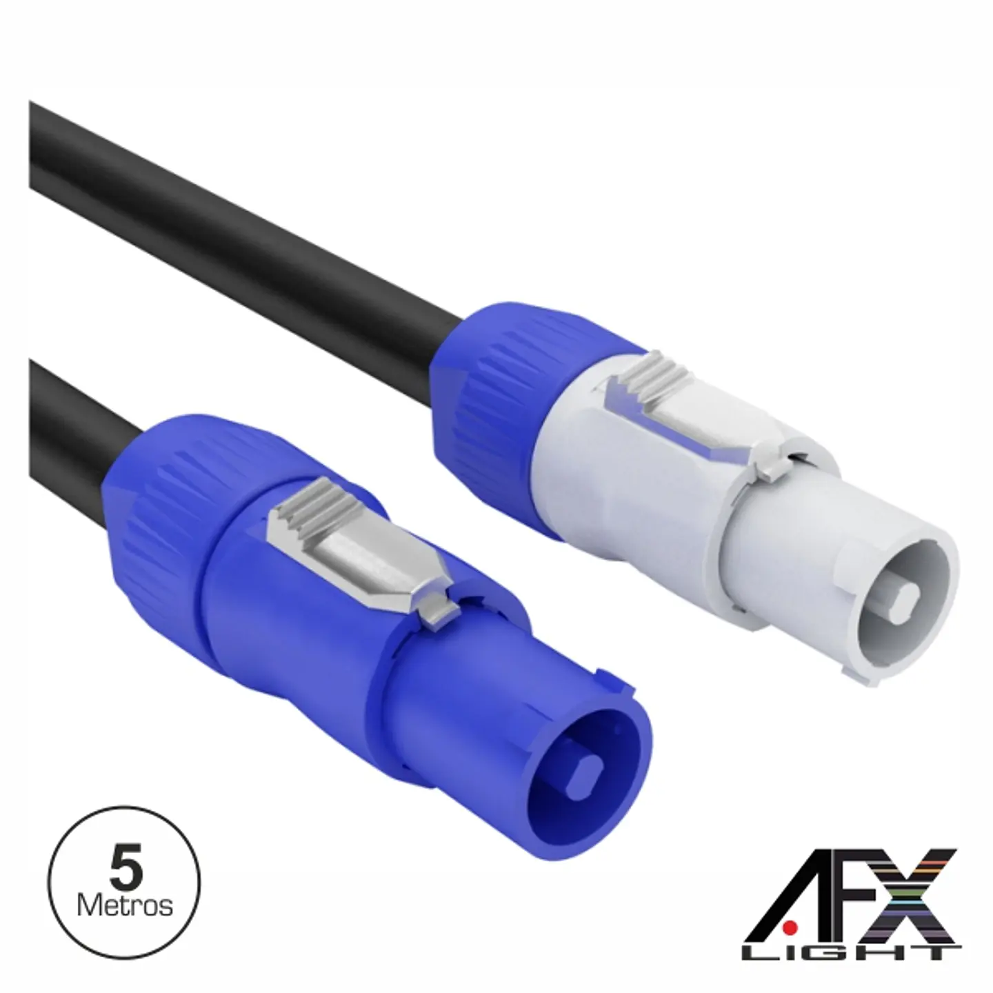 CABO ALIMENTAÇÃO POWERCON SPEAKON MACHO/MACHO 5M AFXLIGHT 1