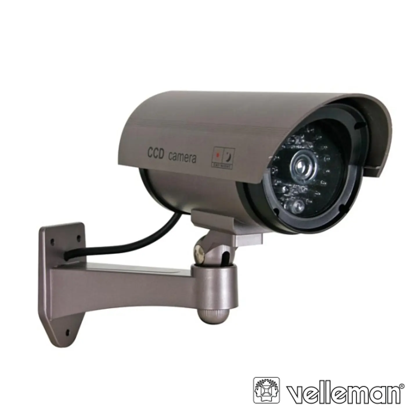 CÂMARA VIGILÂNCIA FALSA C/ LED IR E LED VERMELHO 1