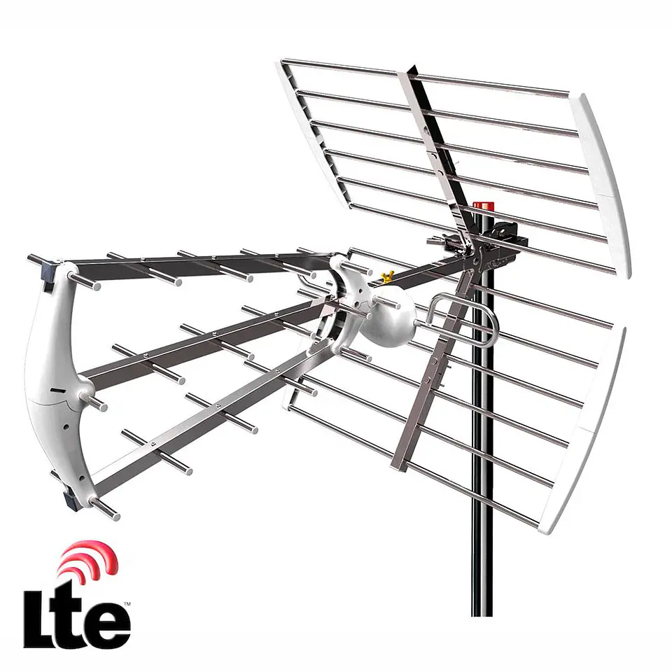 Antena Tdt Exterior UHF 29 Elementos 15db Filtro Lte 5G 1