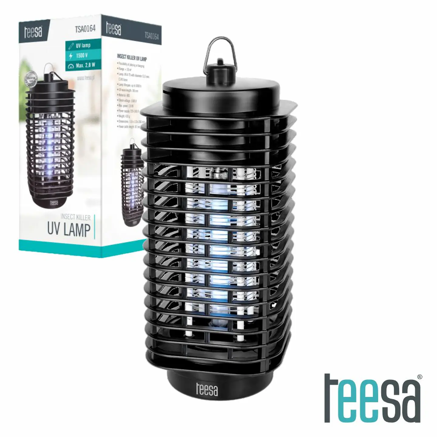 Mosquiteiro Elétrico C/ Lâmpada UV 2.8W TEESA 1
