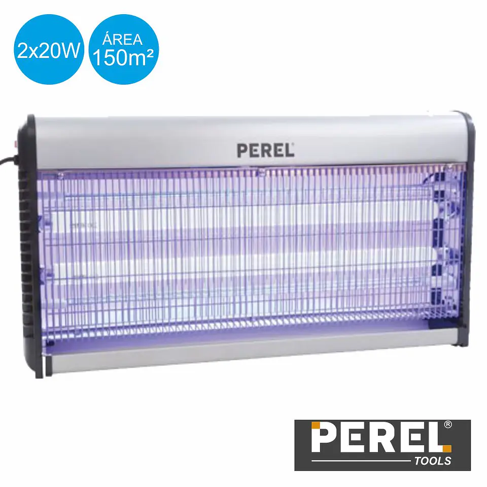 MOSQUITEIRO ELÉCTRICO 2X20W PEREL 1